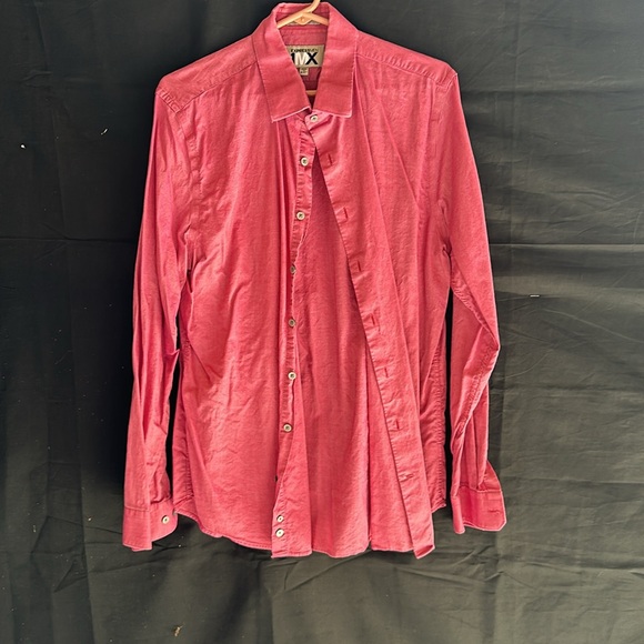 Bright Pink 1MX Express Fitted Dress Shirt - Picture 5 of 5